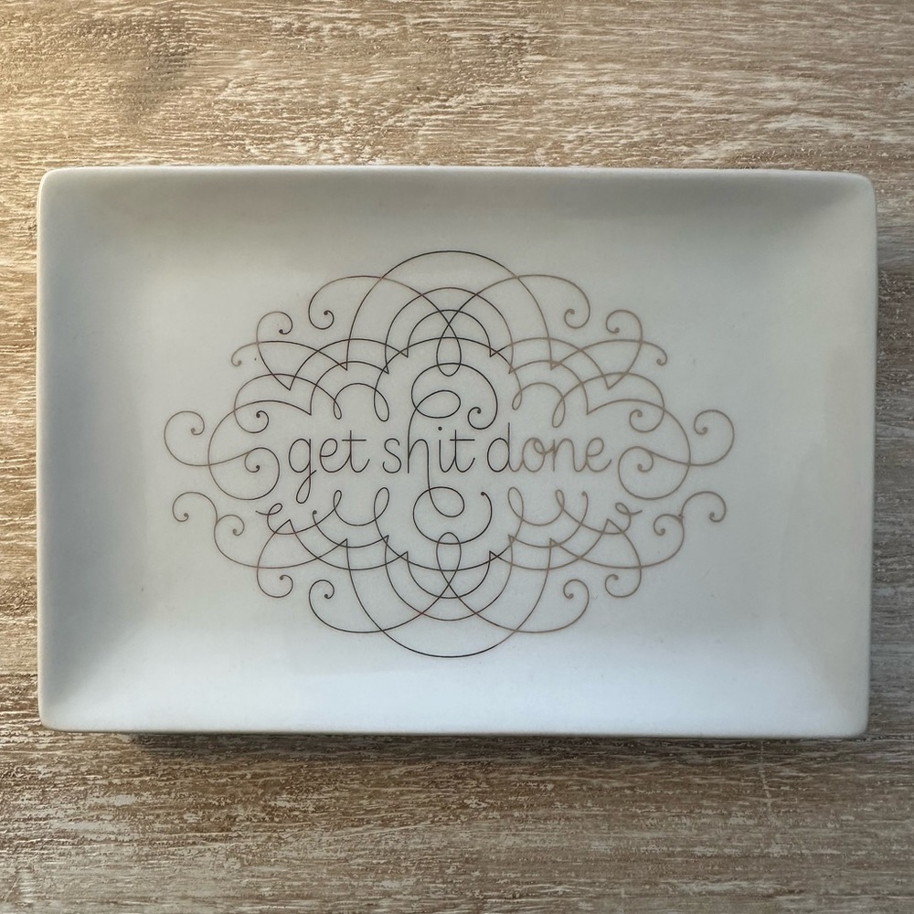 Fringe Studio Get Shit Done Decorative Tray
